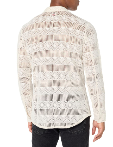 Вязаная рубашка Guess 1159840991 (Молочный XL)