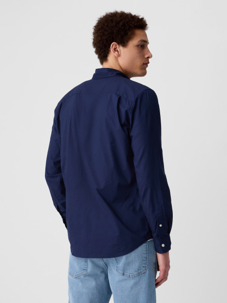 Классическая мужская рубашка GAP 1159844269 (Синий XXL)