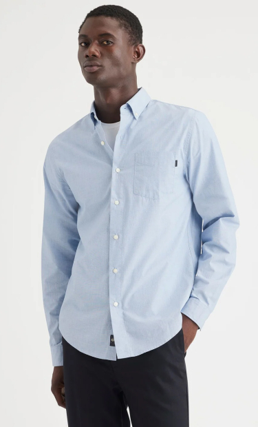 Чоловіча сорочка Dockers 1159845716 (Блакитний XXL)