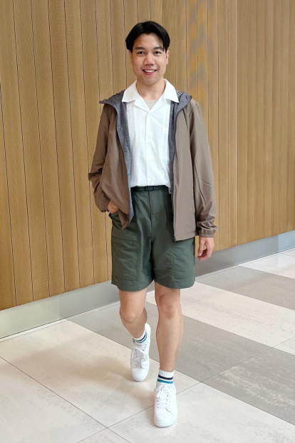 Рубашка с коротким рукавом UNIQLO 1159846160 (Белый XXL)
