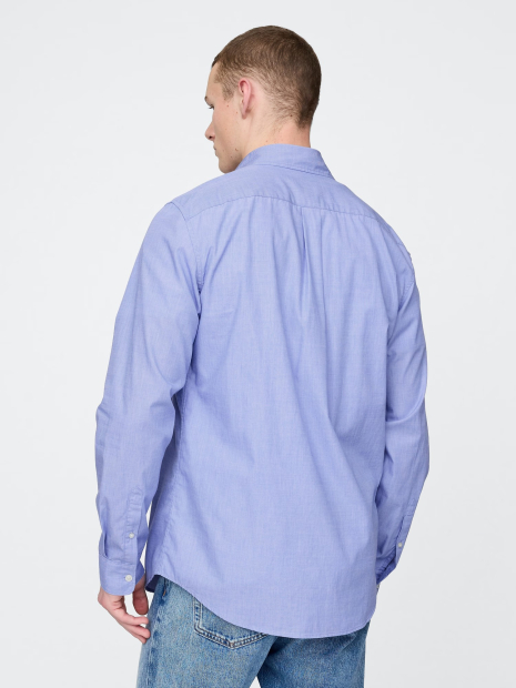 Мужская рубашка Gap 1159846217 (Голубой M)
