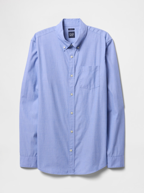 Мужская рубашка Gap 1159846217 (Голубой M)