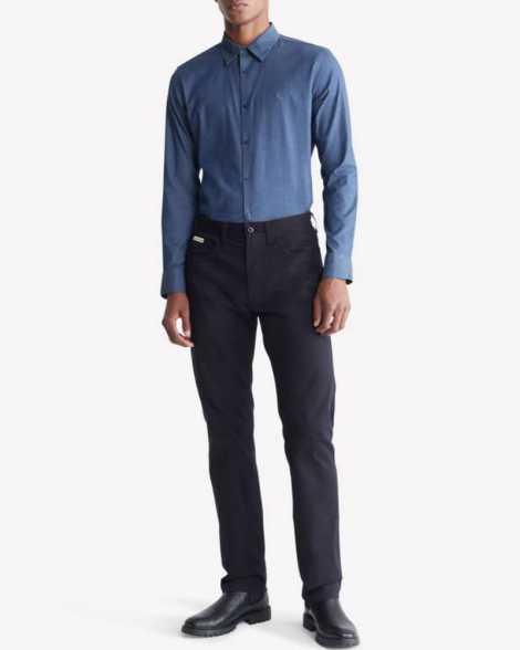 Мужская рубашка Calvin Klein 1159846623 (Синий XXL)