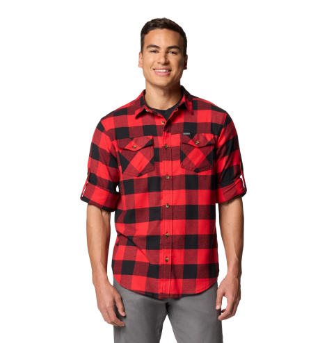 Мужская фланелевая рубашка Columbia 1159846752 (Красный XS)