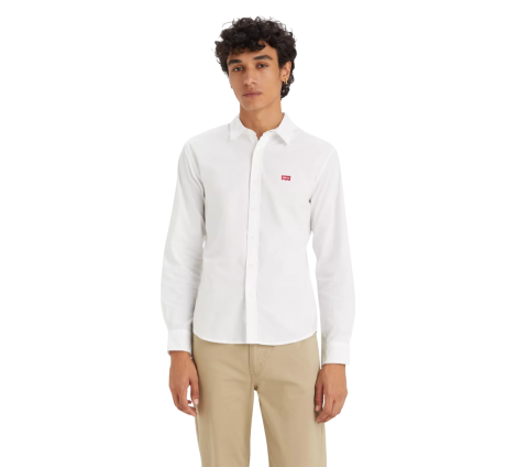 Классическая мужская рубашка Levi's 1159847470 (Белый XL)