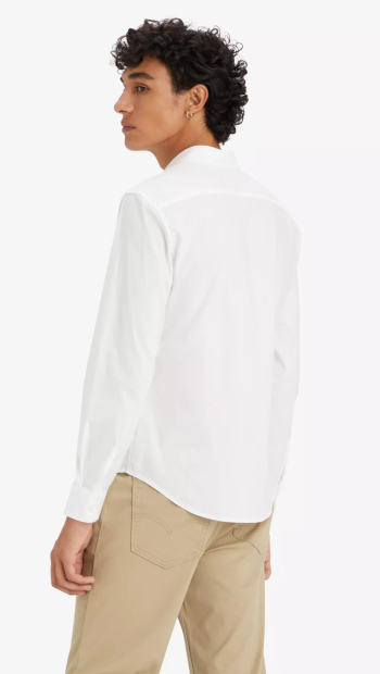 Классическая мужская рубашка Levi's 1159847470 (Белый XL)