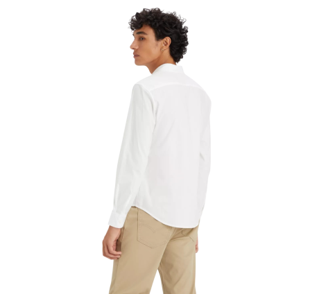 Классическая мужская рубашка Levi's 1159847470 (Белый XL)