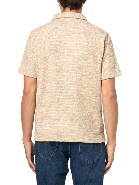 Мужская рубашка GUESS из текстурированной ткани 1159847862 (Бежевый XXL)