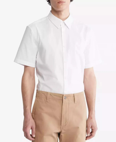 Рубашка с коротким рукавом Calvin Klein 1159847894 (Белый XXL)