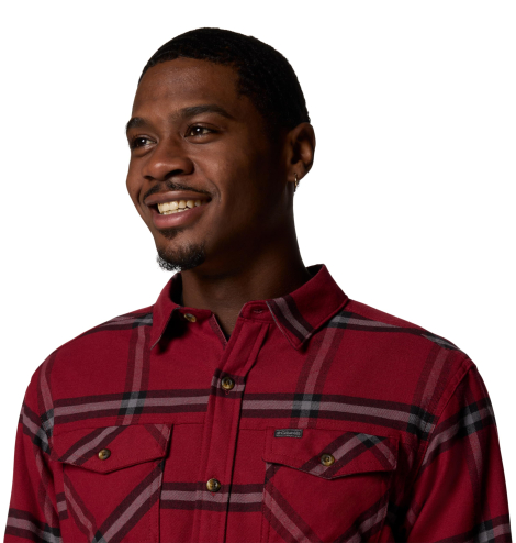 Чоловіча фланелева сорочка Columbia 1159848466 (Червоний S)