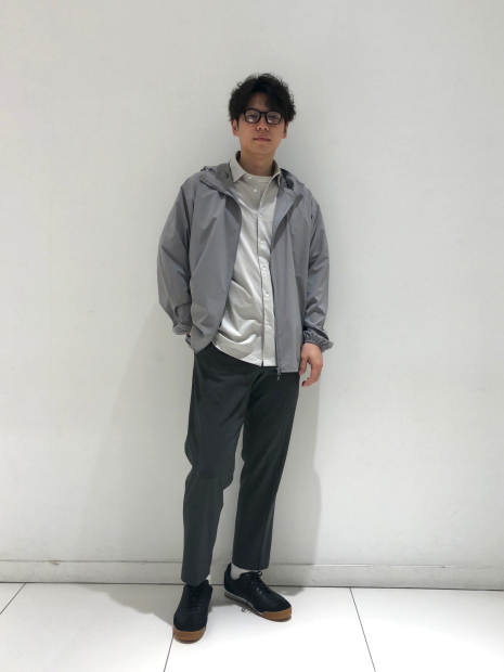 Рубашка с коротким рукавом AIRism UNIQLO 1159849088 (Серый XL)