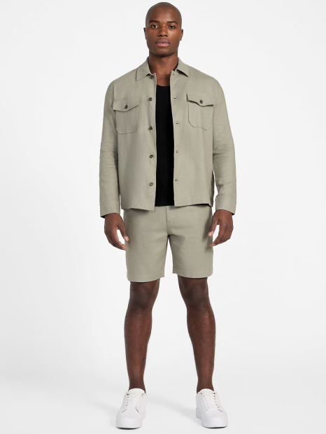 Мужская рубашка GUESS 1159849090 (Зеленый XXL)