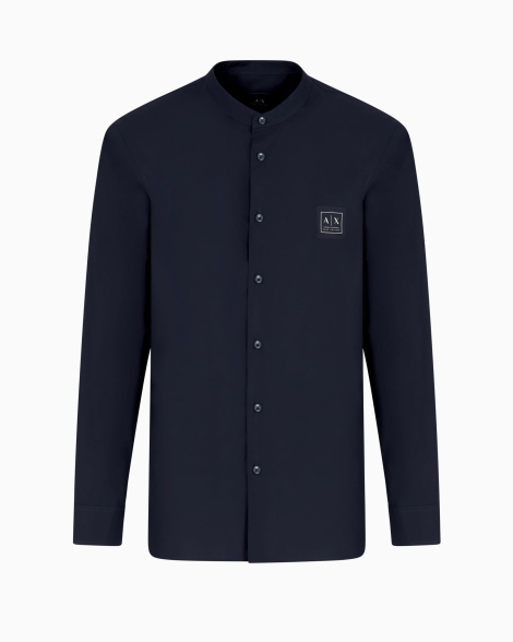 Чоловічі сорочки Armani Exchange з логотипом 1159850787 (Синій L)