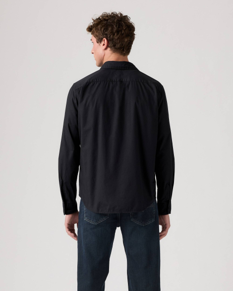 Мужская рубашка Levi's с карманом 1159850855 (Черный L)