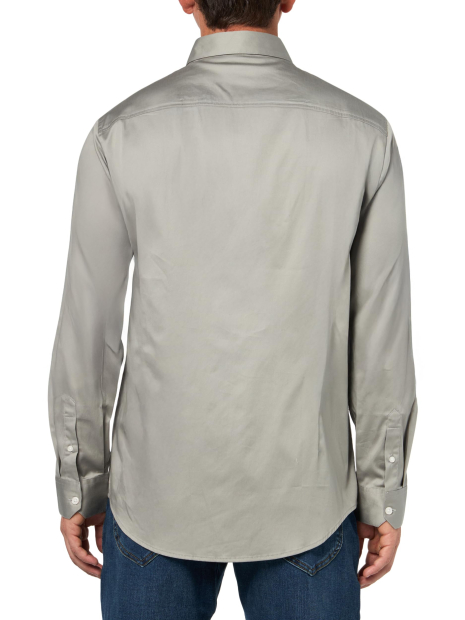 Мужская рубашка Armani Exchange с логотипом 1159852479 (Серый XL)