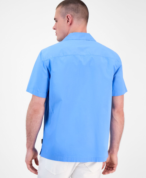 Чоловічі сорочки з коротким рукавом Michael Kors 1159852936 (Блакитний XS)