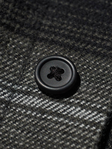 Фланелева сорочка в клітину UNIQLO 1159852954 (Чорний L)