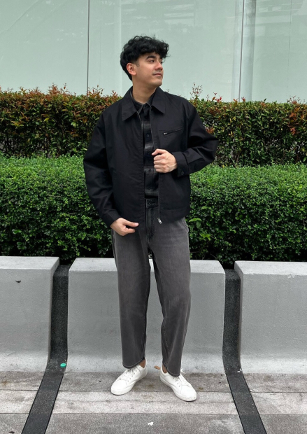 Фланелева сорочка в клітину UNIQLO 1159852954 (Чорний L)