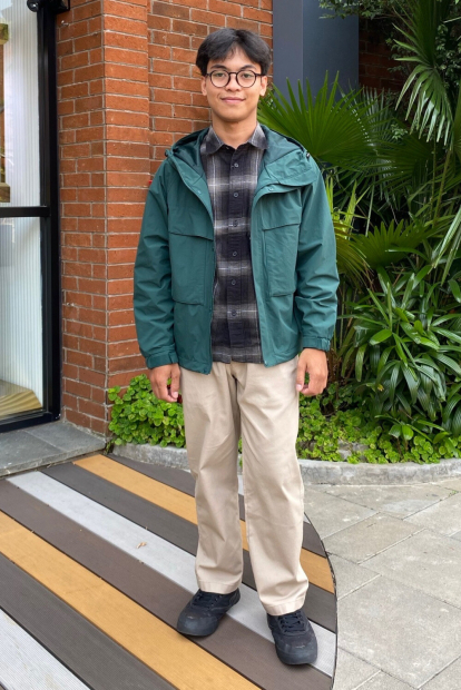 Фланелева сорочка в клітину UNIQLO 1159852954 (Чорний L)