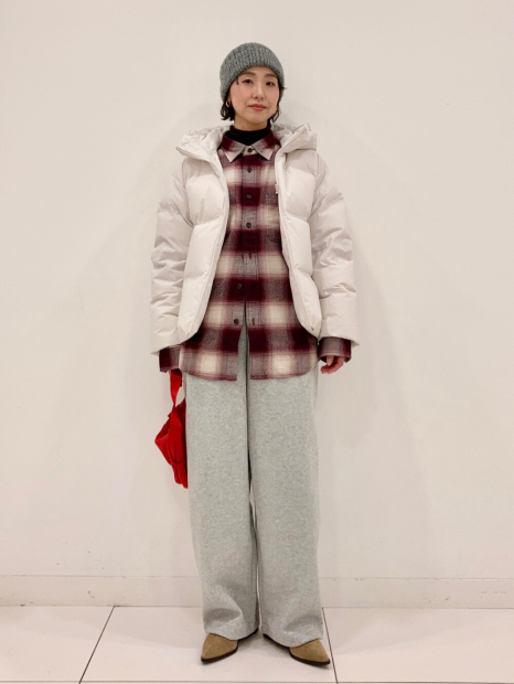 Фланелева сорочка в клітину UNIQLO 1159852993 (Червоний L)