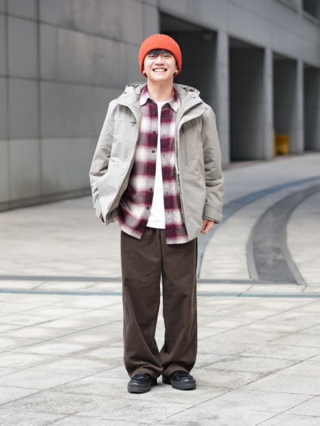 Фланелева сорочка в клітину UNIQLO 1159852993 (Червоний L)