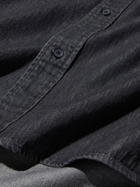 Джинсова сорочка UNIQLO 1159853407 (Чорний XL)