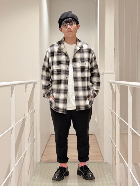 Фланелевая рубашка UNIQLO and JW ANDERSON в клетку 1159853502 (Серый XXL)