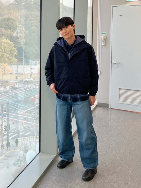 Фланелева сорочка в клітину UNIQLO 1159853509 (Синій M)