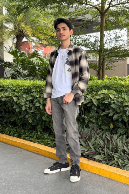 Фланелевая рубашка в клетку UNIQLO 1159853758 (Серый M)