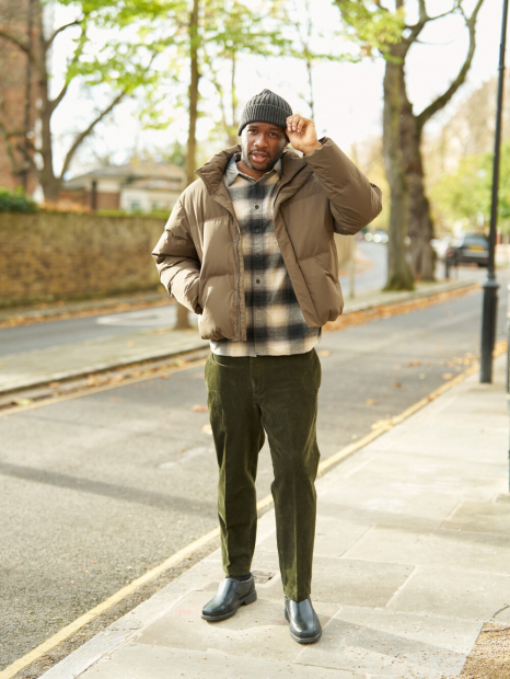 Фланелевая рубашка в клетку UNIQLO 1159853758 (Серый M)