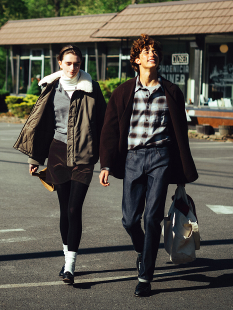 Фланелевая рубашка в клетку UNIQLO 1159853762 (Голубой 3XL)