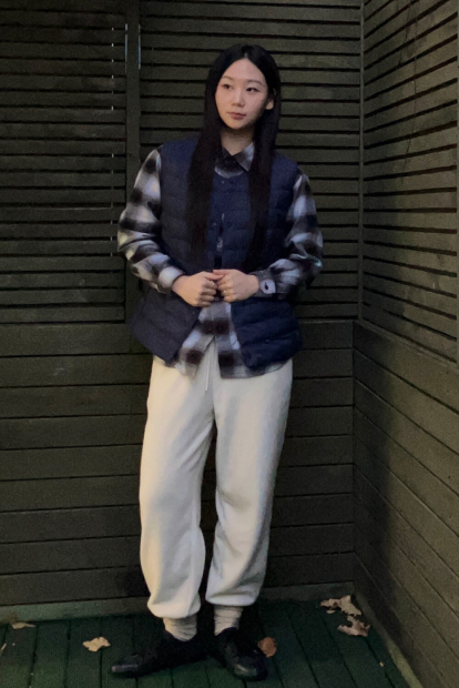 Фланелевая рубашка в клетку UNIQLO 1159853762 (Голубой 3XL)