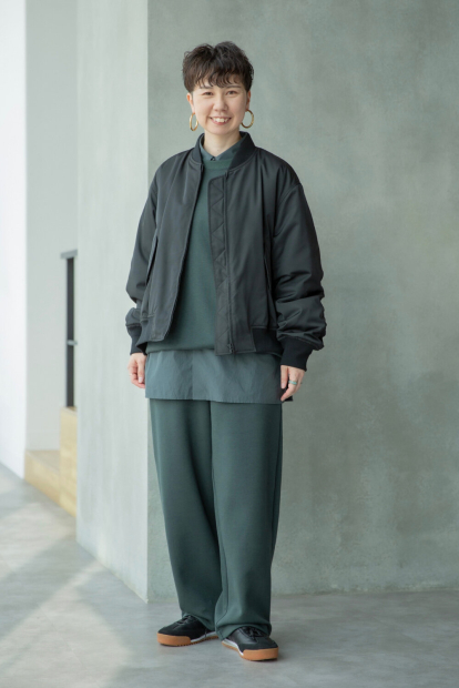 Рубашка оверсайз UNIQLO из плотной ткани 1159855692 (Зеленый XL)