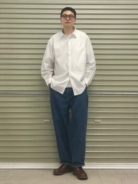 Рубашка оверсайз UNIQLO из плотной ткани 1159855962 (Белый XXL)