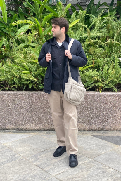 Сорочка з начосом UNIQLO and JW ANDERSON 1159856160 (Сірий M)