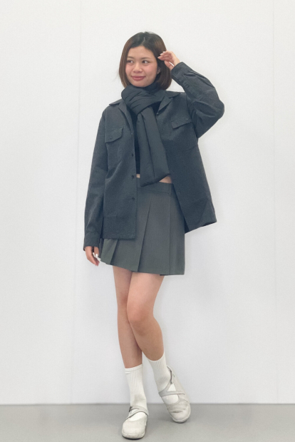 Сорочка з начосом UNIQLO and JW ANDERSON 1159856160 (Сірий M)