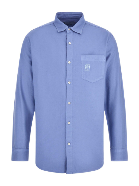 Мужская рубашка Guess 1159856736 (Синий XXL)