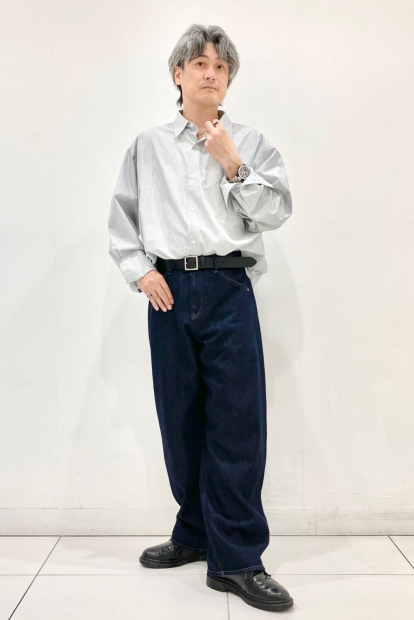 Сорочка в смужку UNIQLO оверсайз 1159857029 (Зелений L)