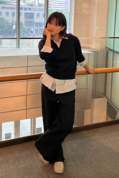 Сорочка в смужку UNIQLO оверсайз 1159857029 (Зелений L)