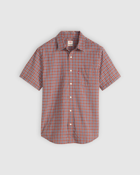 Рубашка с коротким рукавом Levi's в клетку 1159857165 (Разные цвета XXL)