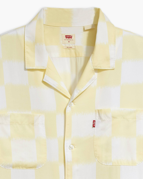 Чоловіча сорочка Levi's з коротким рукавом 1159858018 (Жовтий M)