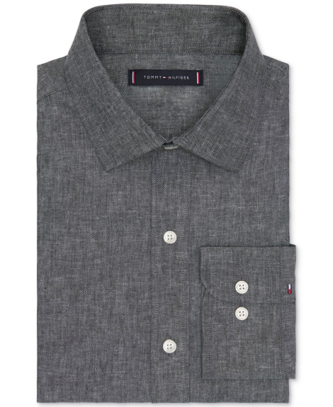 Чоловіча сорочка Tommy Hilfiger 1159858650 (Сірий L)