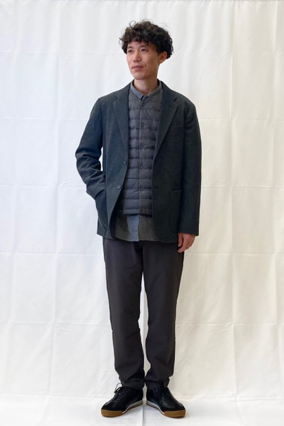 Фланелева сорочка UNIQLO 1159858946 (Сіра M)