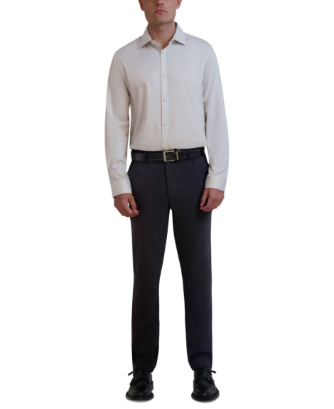 Чоловіча сорочка Karl Lagerfeld Paris з принтом 1159859053 (Білий/Сірий XL)