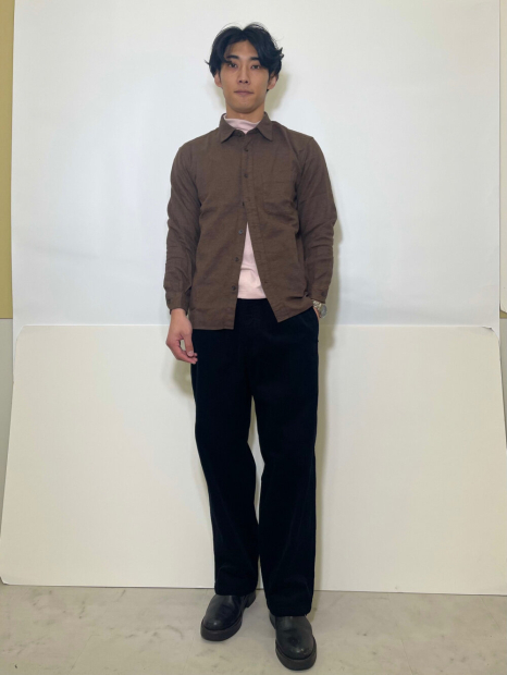 Фланелевая рубашка UNIQLO 1159859662 (Коричневый L)