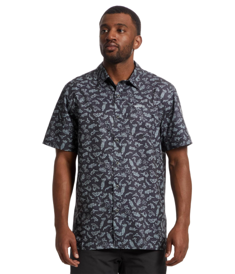 Мужская рубашка Columbia с защитой от солнца UPF 40 1159860194 (Серый 1X)