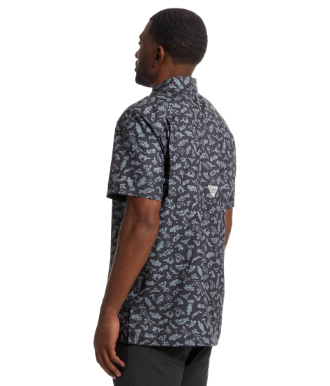 Мужская рубашка Columbia с защитой от солнца UPF 40 1159860194 (Серый 1X)