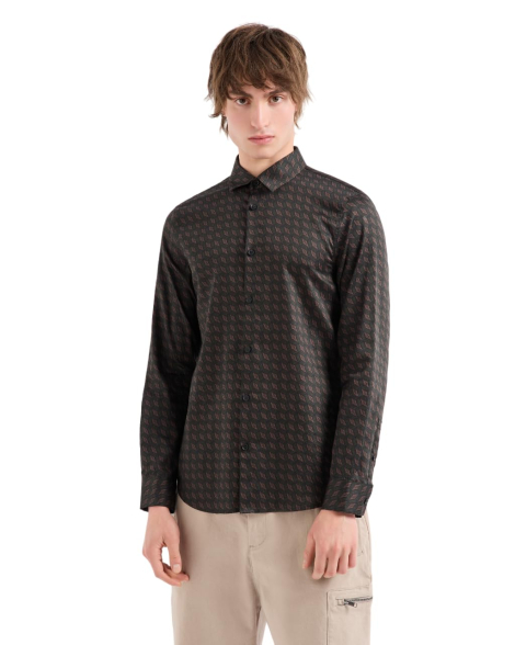 Мужская рубашка Armani Exchange с принтом 1159860206 (Разные цвета L)