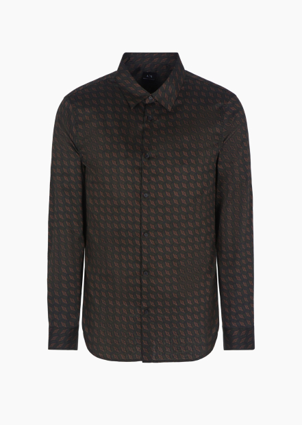 Мужская рубашка Armani Exchange с принтом 1159860206 (Разные цвета L)