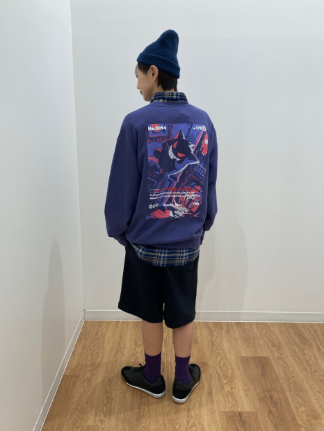 Фланелевая рубашка в клетку UNIQLO 1159860216 (Синий L)